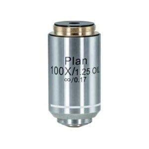 B100XOP - Objetiva Planacromática 100X Bioptika para Microscópio Biológico