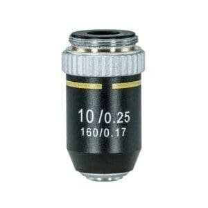B10XO - Objetiva Acromática 10X Bioptika para Microscópio Biológico