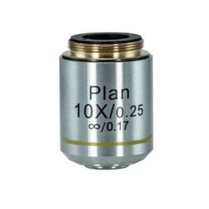 B10XOP - Objetiva Planacromática 10X Bioptika para Microscópio Biológico