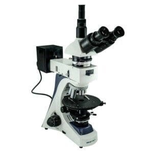 B220 - MICROSCÓPIO DE POLARIZAÇÃO COM DUPLA ILUMINAÇÃO (PETROGRÁFICO)-F-ESQ