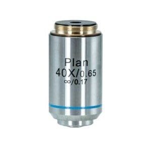 B40XOP - Objetiva Planacromática 40X Bioptika para Microscópio Biológico