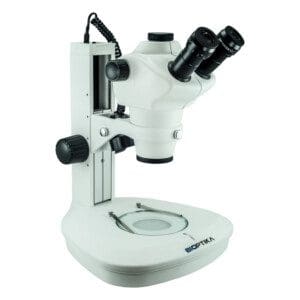 L60T - ESTEREOMICROSCÓPIO PROFISSIONAL TRINOCULAR BIOPTIKA FRENTE ESQUERDA